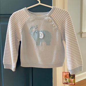 NWT Zubels Elephant Boy Sweater